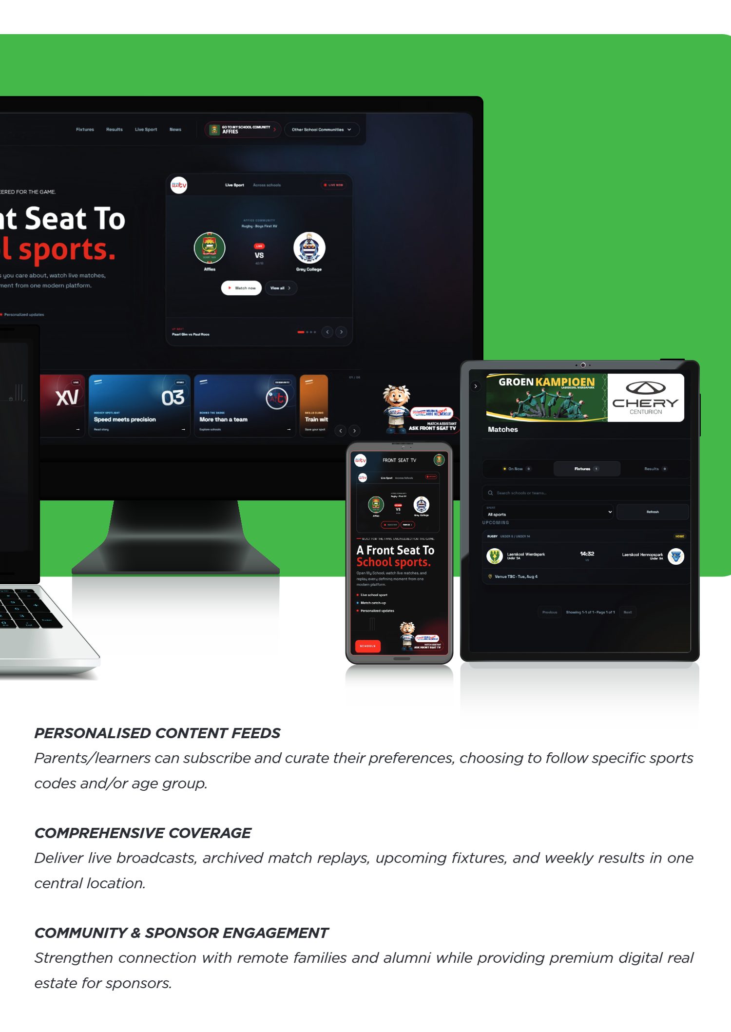 Front Seat TV brochure, page 9 of 12